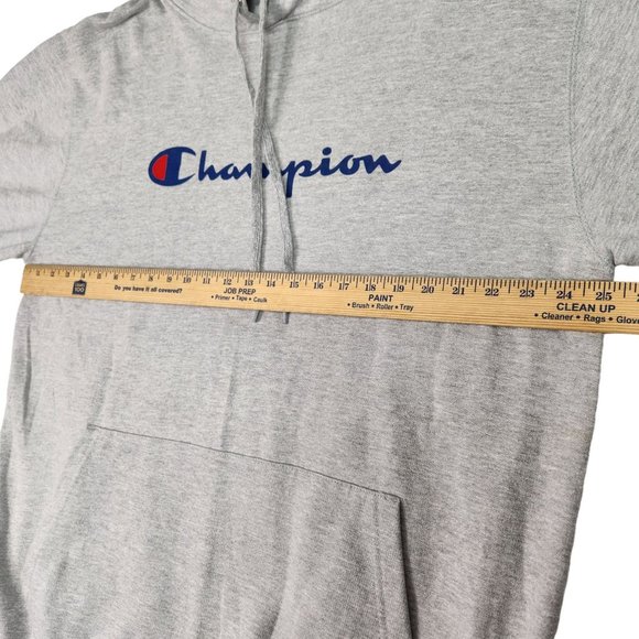 Champion Mens Pullover Graphic Hoodie Size XLT Big & Tall Gray Lightweight NWT - Picture 9 of 11